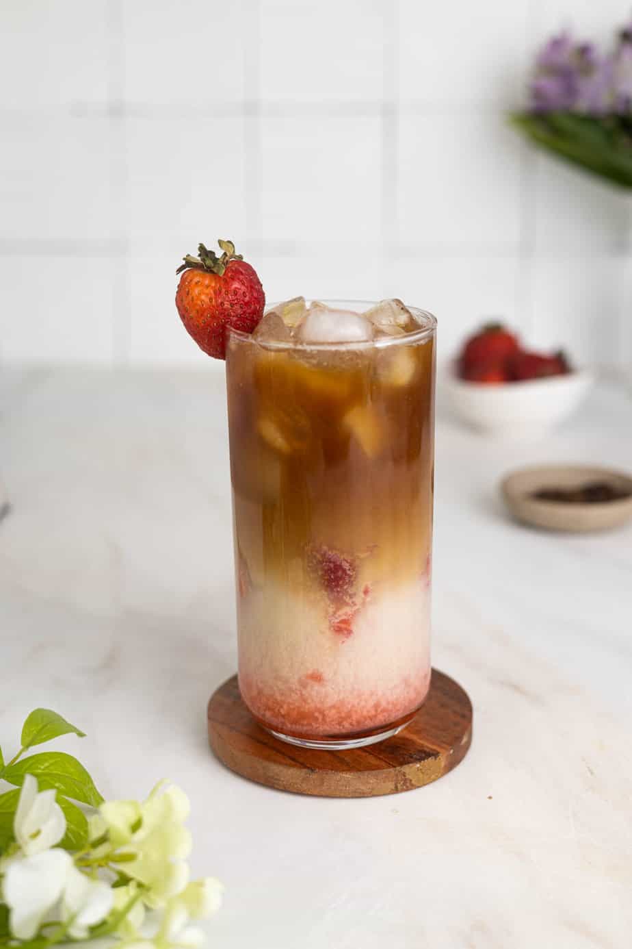 Ice Strawberry Latte